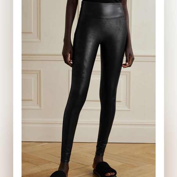 SPANX SPANXshape™ stretch leggings metallic black - Picture 3 of 9